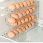 Automatic Rolling Egg Holder for Refrigerator