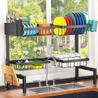 Extendable Over The Sink Dish Drying Rack (4 Baskets)