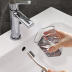 Luxury 2-in-1 Toothbrush Holder with Integrated Mouthwash Cup