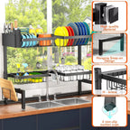 Extendable Over The Sink Dish Drying Rack (4 Baskets)