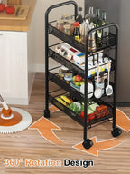 The CozyHome Slim Rolling Cart
