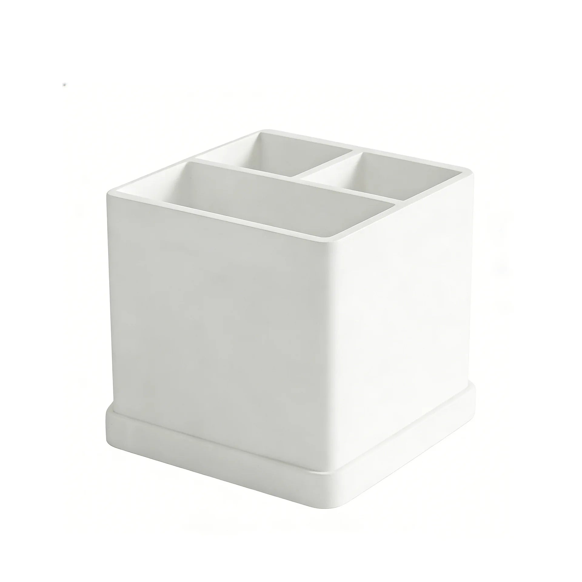Modern Silicone Bathroom Caddy & Toothbrush Organizer