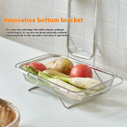 Over-the-Sink Expandable Stainless Steel Drain Basket