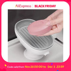 Luxury Self-Draining Suction Cup Soap Dish