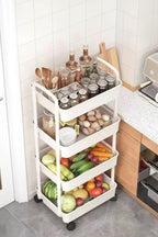 Minimalist Multi-Purpose Mobile Rolling Cart
