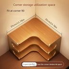 3-Tier Bamboo Corner Organizer & Desk Shelf