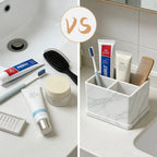 Modern Silicone Bathroom Caddy & Toothbrush Organizer