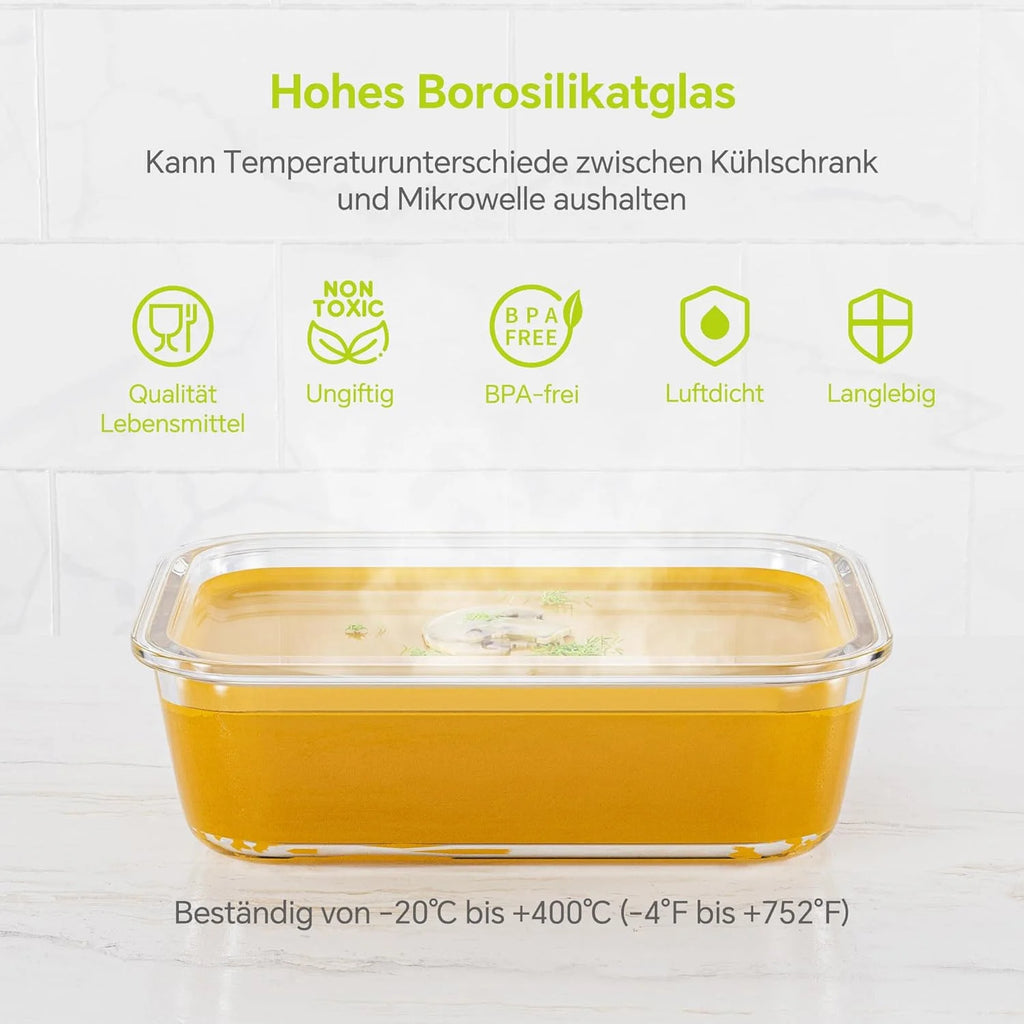 The CozyHome Premium Airtight Glass Containers