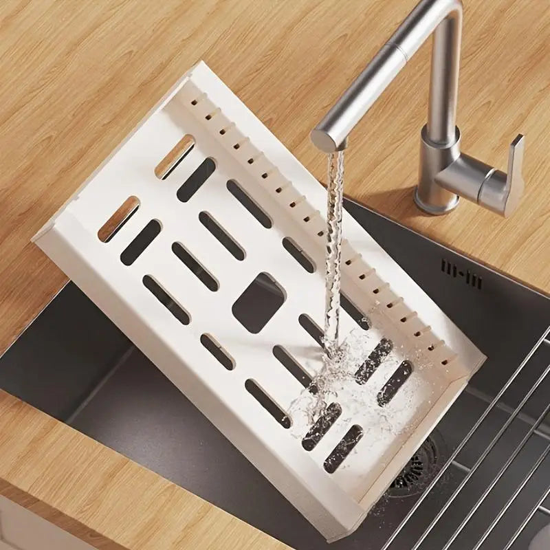 Expandable Pot and Pan Organizer Rack with 7 Adjustable Dividers