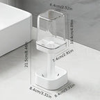 Luxury 2-in-1 Toothbrush Holder with Integrated Mouthwash Cup