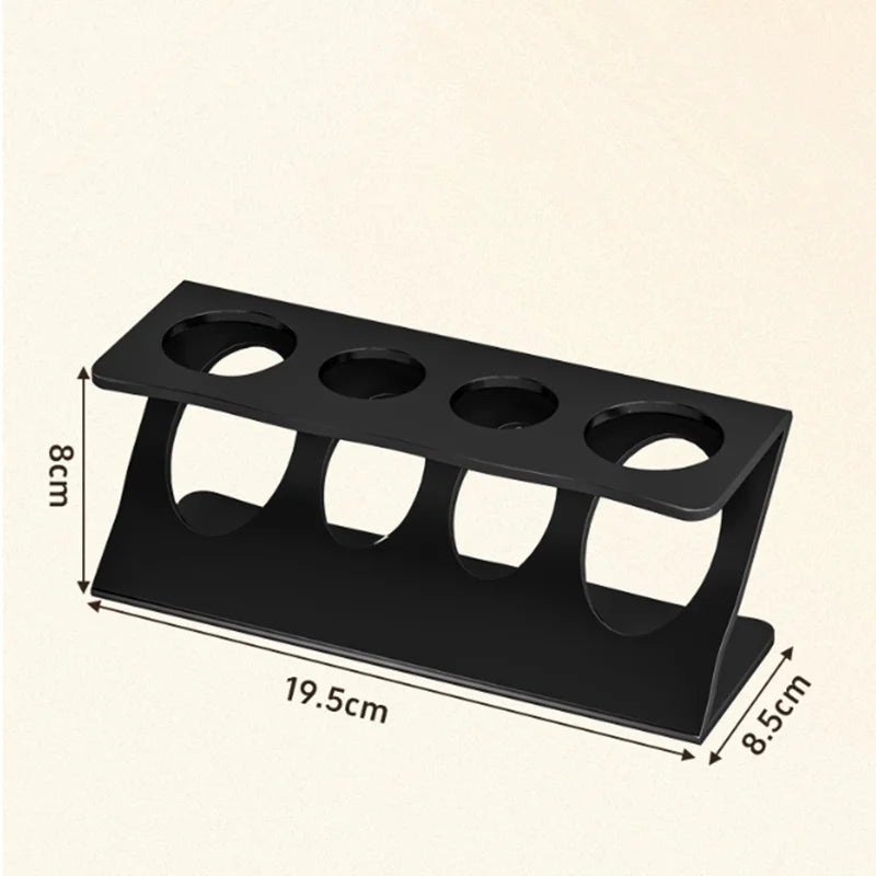 Minimalist Acrylic Countertop Toothbrush & Razor Holder