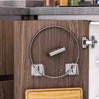 No-Drill Under-Cabinet Cutting Board & Pot Lid Holder – Space-Saving Kitchen Rack