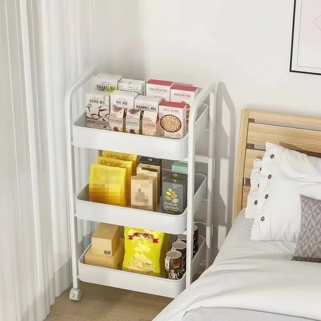 Minimalist Multi-Purpose Mobile Rolling Cart