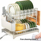 The CozyHome Premium 2-Tier Dish Rack