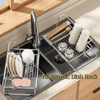Expandable Stainless Steel Dish Drying Rack