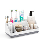 Multi-Functional 7-Slot Bathroom & Vanity Organizer