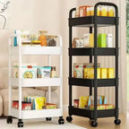 Minimalist Multi-Purpose Mobile Rolling Cart
