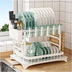 The CozyHome Premium 2-Tier Dish Rack