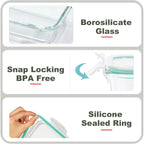 The CozyHome Premium Airtight Glass Containers
