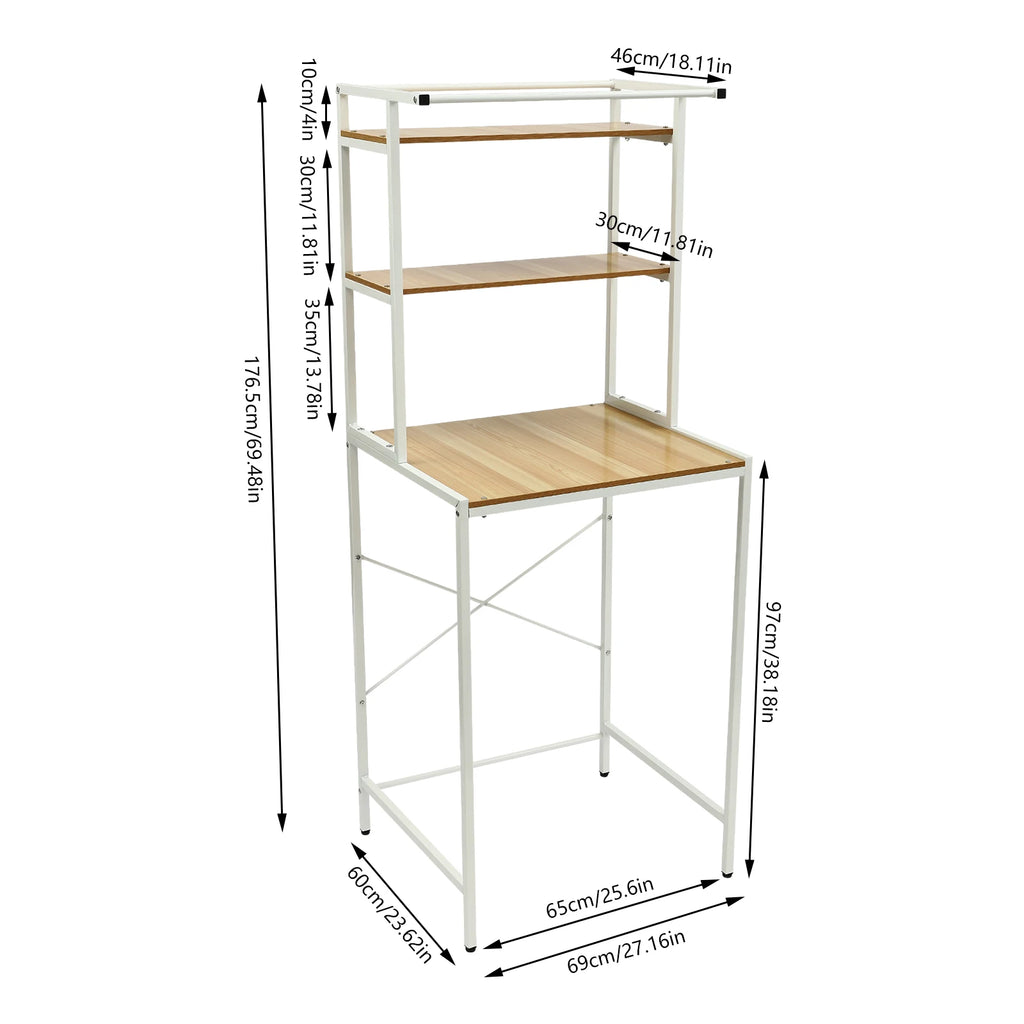 Minimalist 3-Tier Over-the-Washer Storage Rack