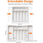 Expandable Cutlery Tray & Kitchen Drawer Organizer