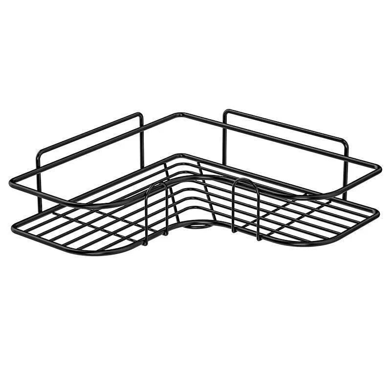 Adhesive No-Drill Corner Shower Caddy