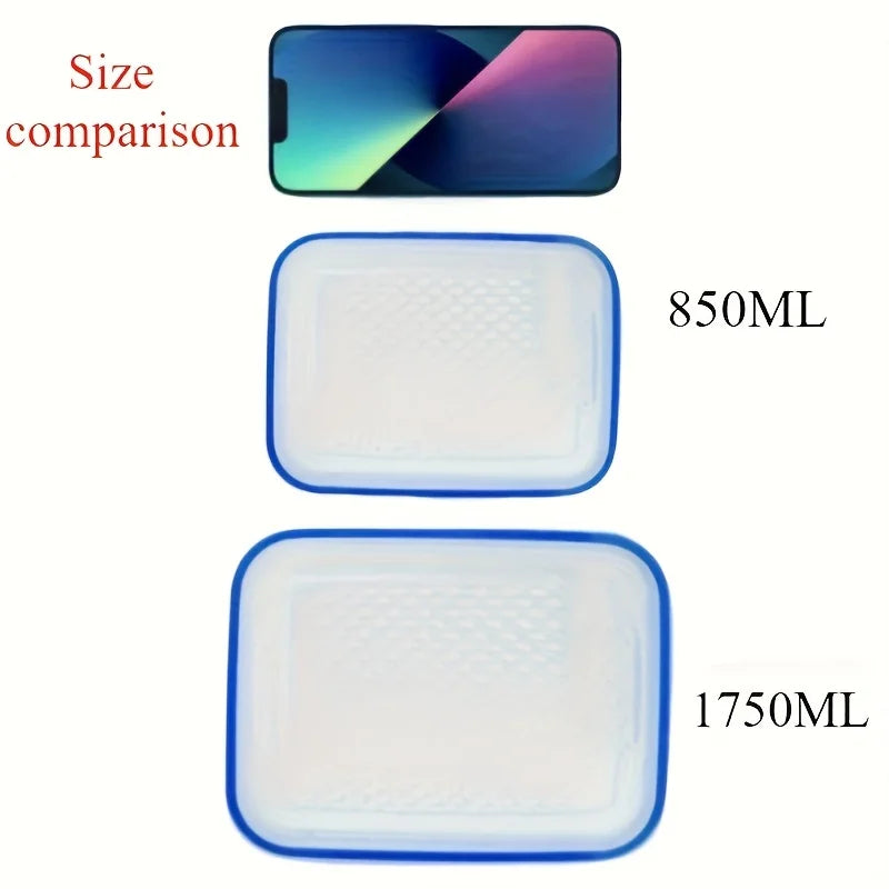 Airtight Fridge Organizer Bins with Removable Drain Basket