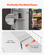 Adjustable Over-the-Door Pantry Organizer – Heavy-Duty Hanging Spice & Storage Rack