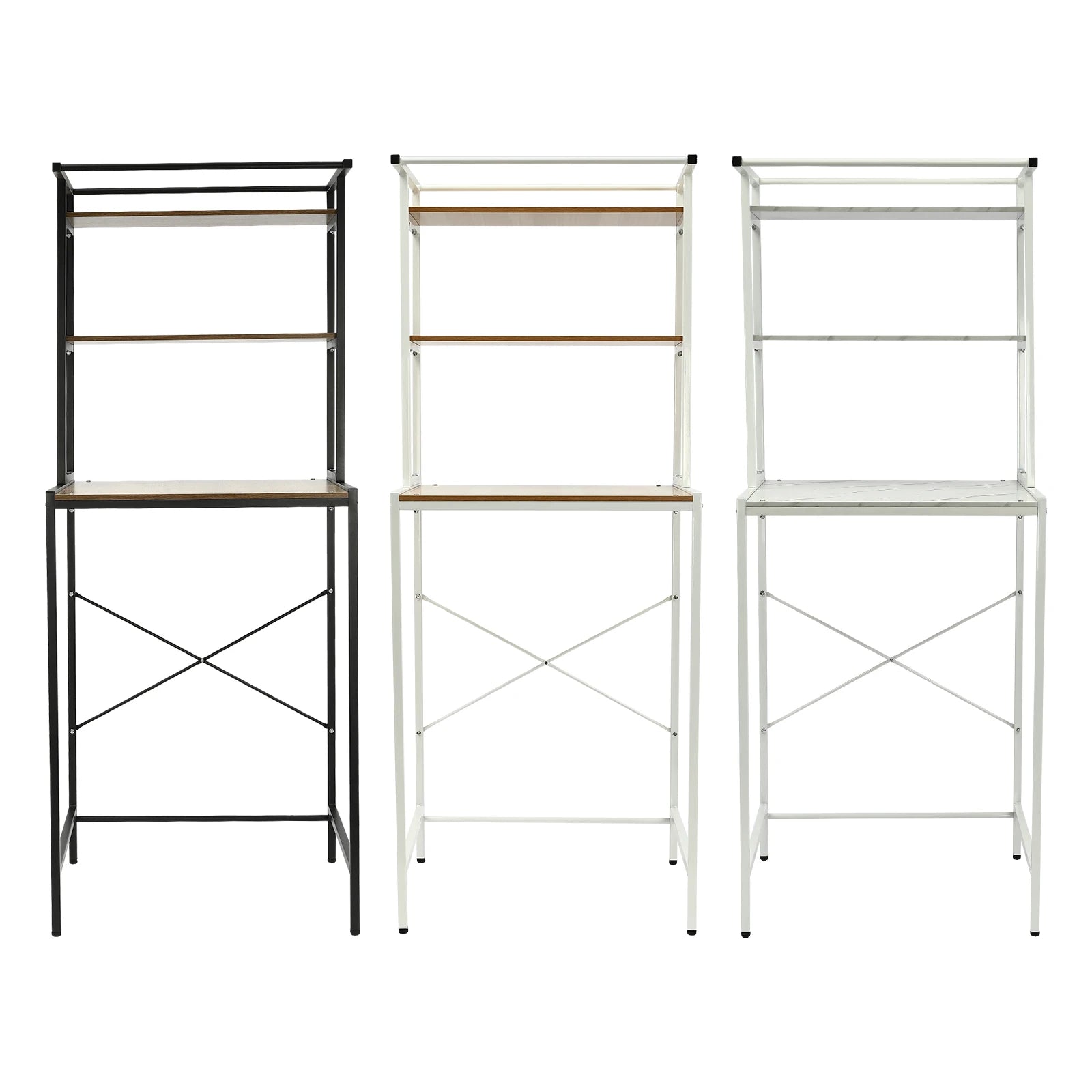 Minimalist 3-Tier Over-the-Washer Storage Rack