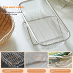 Over-the-Sink Expandable Stainless Steel Drain Basket