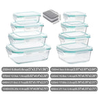 The CozyHome Premium Airtight Glass Containers