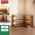 3-Tier Bamboo Corner Organizer & Desk Shelf