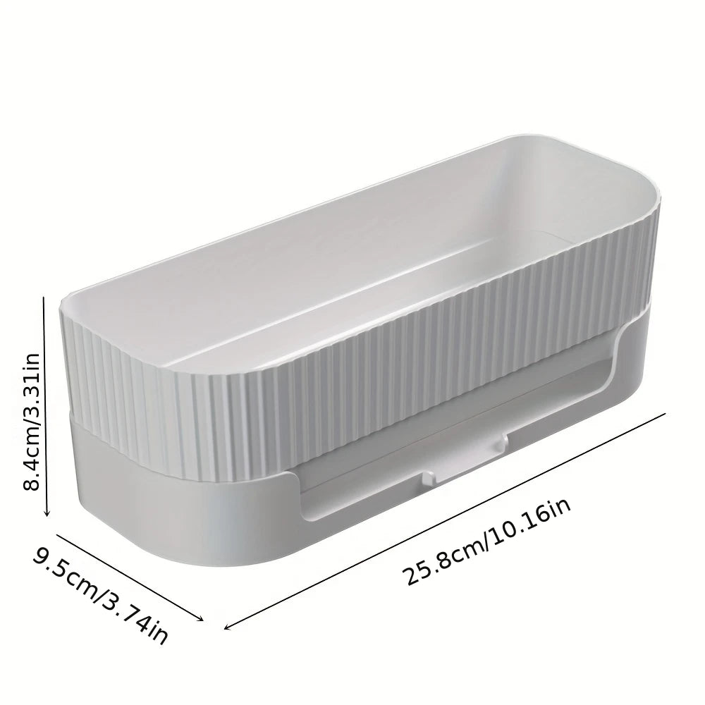 Self-Draining Kitchen Sink Sponge Holder & Organizer