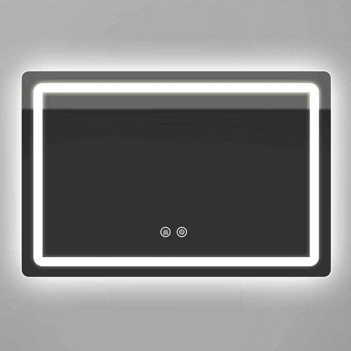 LED Vanity Mirror – Wall-Mounted Anti-Fog, 3-Color Dimmable Lights, 50x70cm or 60x90cm