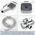 Dual Shower Head Combo with Handheld Spray, High Pressure Rainfall Shower Head, 3-Way Diverter & Stainless Steel Hose