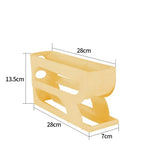 Automatic Rolling Egg Holder for Refrigerator