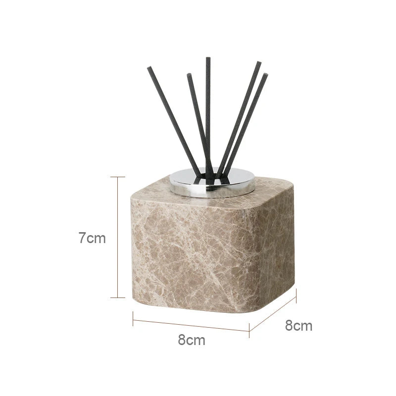 Emperador Luxury Natural Marble Bathroom Accessories Set