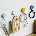 Traceless Adhesive Wall Hooks for Kitchen & Bathroom (10-Pack)