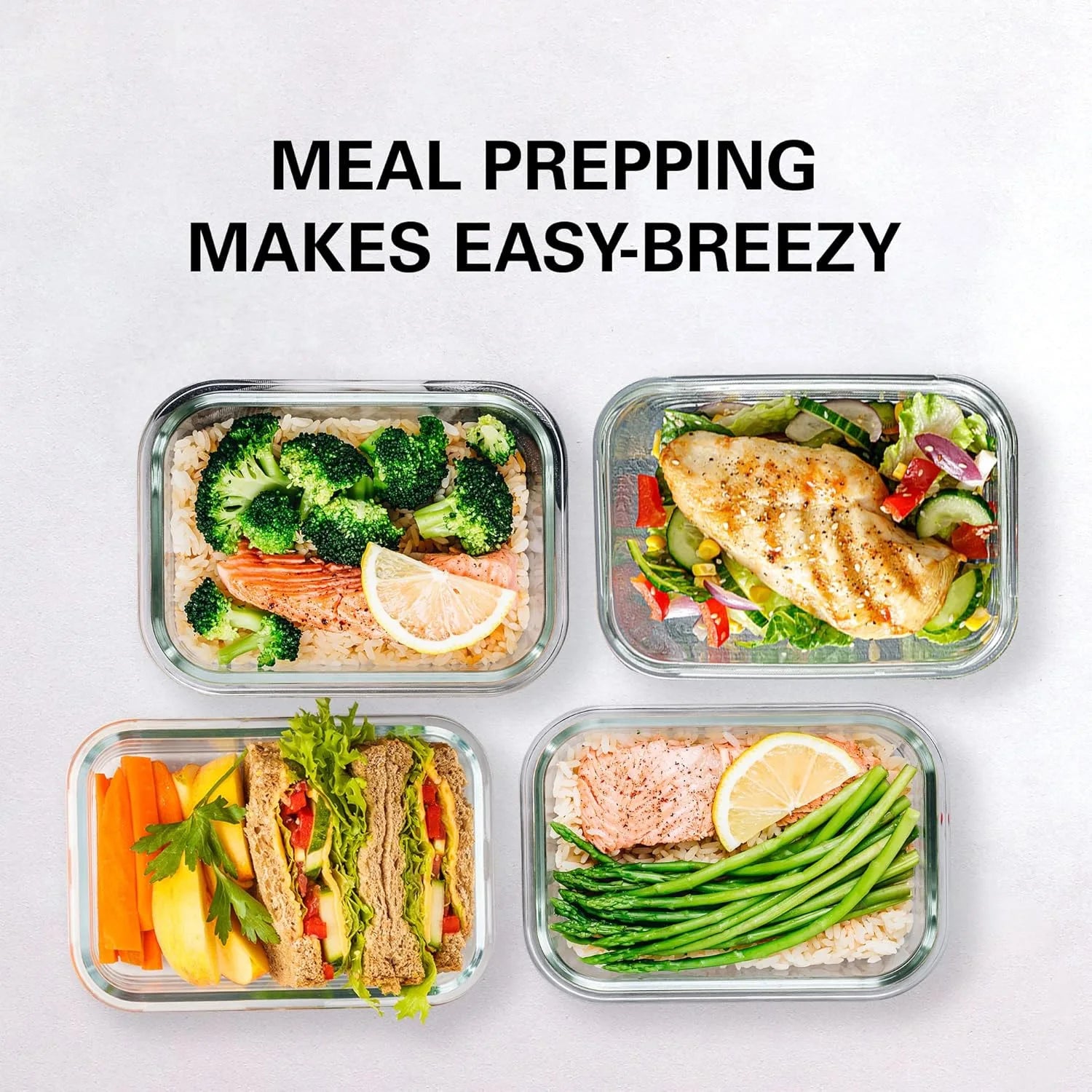 The CozyHome Premium Airtight Glass Containers