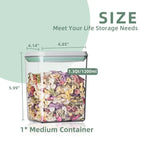 The CozyHome Premium Pop-Up Airtight Containers (3 Pieces a Set :1200ML*3)