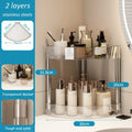 Modern Transparent Acrylic Corner Rolling Cart