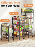 The CozyHome Slim Rolling Cart