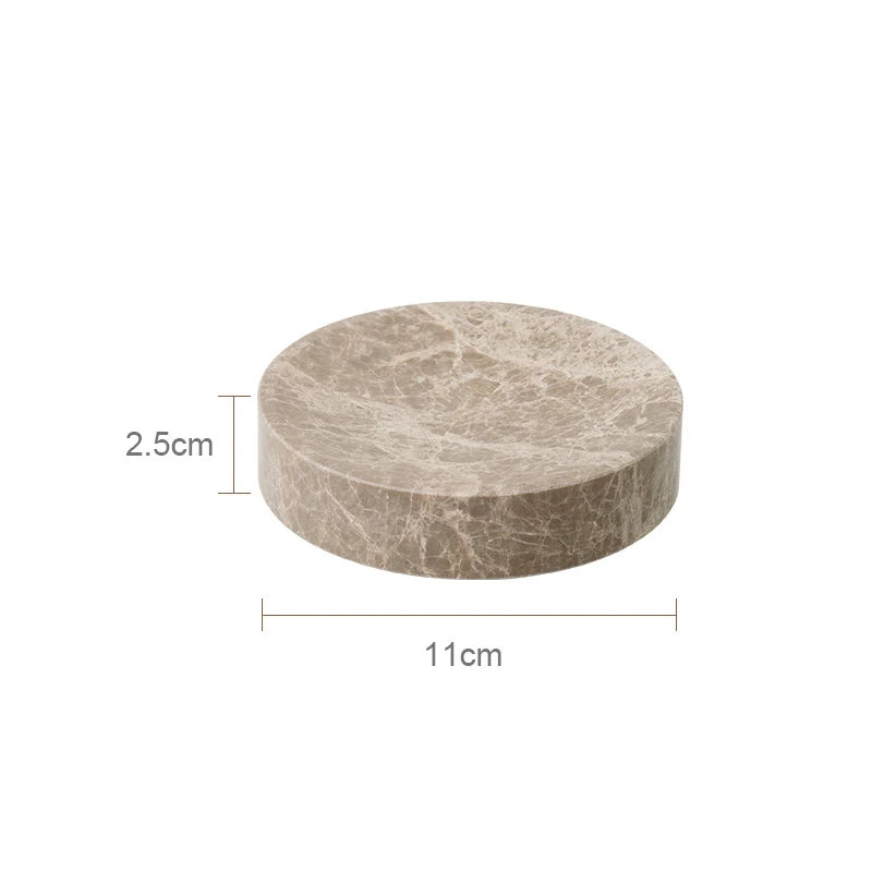 Emperador Luxury Natural Marble Bathroom Accessories Set