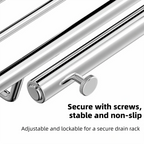 Expandable Stainless Steel Dish Drying Rack
