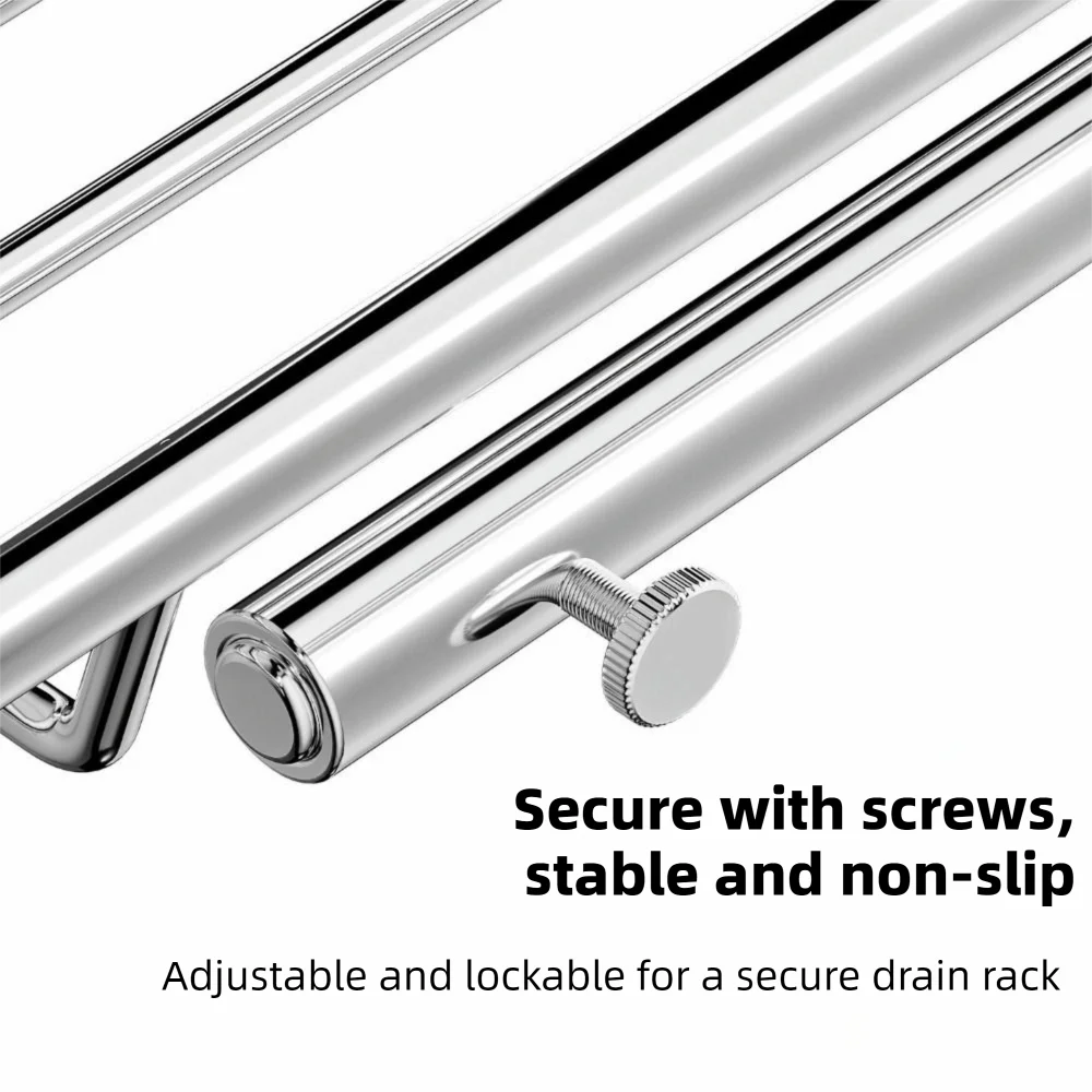 Expandable Stainless Steel Dish Drying Rack