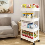 Minimalist Multi-Purpose Mobile Rolling Cart