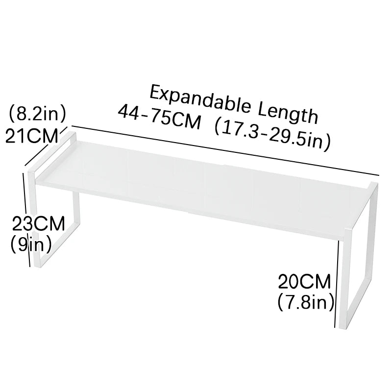 Expandable Kitchen Cabinet Organizer & Layered Shelf