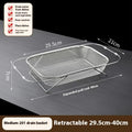 Over-the-Sink Expandable Stainless Steel Drain Basket