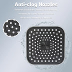 Dual Shower Head Combo with Handheld Spray, High Pressure Rainfall Shower Head, 3-Way Diverter & Stainless Steel Hose