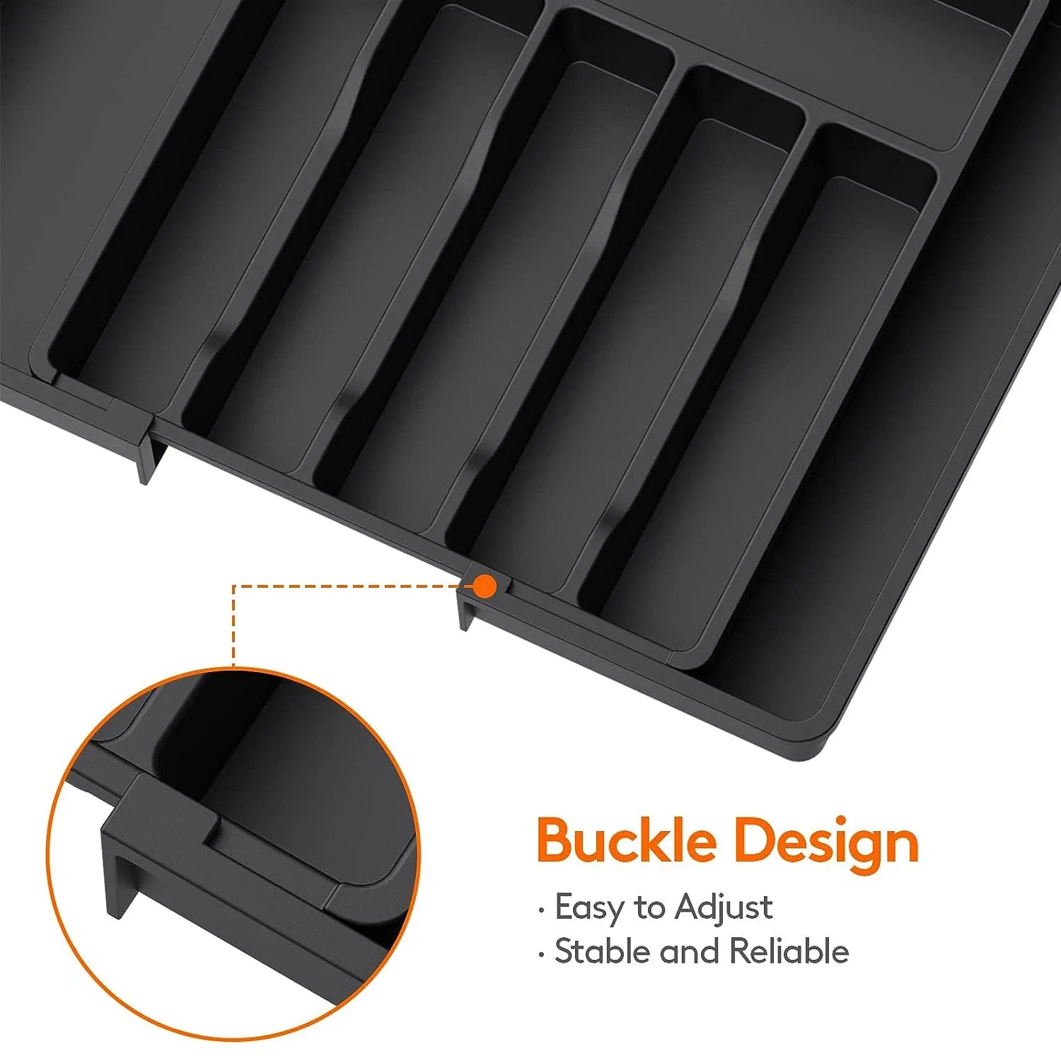 Expandable Cutlery Tray & Kitchen Drawer Organizer